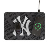 New York Yankees Personalized Tilt 15-Watt Wireless Charger and Mouse Pad
