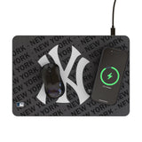 New York Yankees Monocolor Tilt 15-Watt Wireless Charger and Mouse Pad