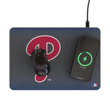 Philadelphia Phillies Linen 15-Watt Wireless Charger and Mouse Pad