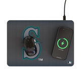 Seattle Mariners Linen 15-Watt Wireless Charger and Mouse Pad