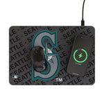 Seattle Mariners Monocolor Tilt 15-Watt Wireless Charger and Mouse Pad