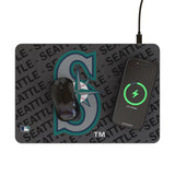 Seattle Mariners Monocolor Tilt 15-Watt Wireless Charger and Mouse Pad