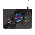 Buffalo Bills Personalized Tilt 15-Watt Wireless Charger and Mouse Pad