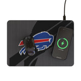 Buffalo Bills Personalized Tilt 15-Watt Wireless Charger and Mouse Pad