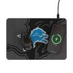 Detroit Lions Personalized Tilt 15-Watt Wireless Charger and Mouse Pad