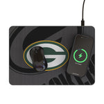 Green Bay Packers Personalized Tilt 15-Watt Wireless Charger and Mouse Pad