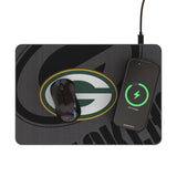 Green Bay Packers Personalized Tilt 15-Watt Wireless Charger and Mouse Pad
