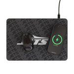 New York Jets Personalized Tilt 15-Watt Wireless Charger and Mouse Pad