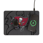 Tampa Bay Buccaneers Personalized Tilt 15-Watt Wireless Charger and Mouse Pad