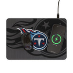 Tennessee Titans Personalized Tilt 15-Watt Wireless Charger and Mouse Pad
