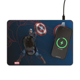 Marvel Avengers Captain America MechLine 15-Watt Wireless Charger and Mouse Pad