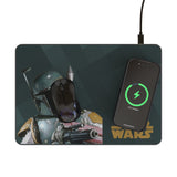 Star Wars Boba Fett Color Block 15-Watt Wireless Charger and Mouse Pad