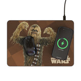 Star Wars Chewbacca Color Block 15-Watt Wireless Charger and Mouse Pad