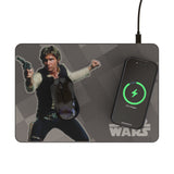 Star Wars Han Solo Color Block 15-Watt Wireless Charger and Mouse Pad