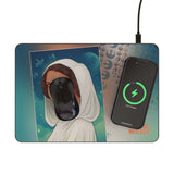 Star Wars Princess Leia Organa Portrait 15-Watt Wireless Charger and Mouse Pad