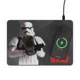 Star Wars Stormtrooper Color Block 15-Watt Wireless Charger and Mouse Pad