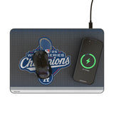 LA Dodgers 2025 MLB World Series 15-Watt Wireless Charger and Mouse Pad