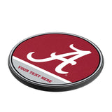 University of Alabama Crimson Tide Script A Personalized Endzone Solid 15-Watt Wireless Charger