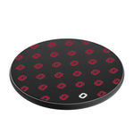 Ohio State University Buckeyes Fashion Pattern 15-Watt Wireless Charger