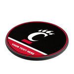 University of Cincinnati Bearcats Personalized Endzone Solid 15-Watt Wireless Charger