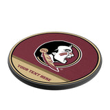 Florida State University Seminoles Personalized Endzone Solid 15-Watt Wireless Charger