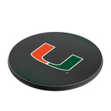 University of Miami Hurricanes Linen 15-Watt Wireless Charger