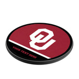 University of Oklahoma Sooners Personalized Endzone Solid 15-Watt Wireless Charger