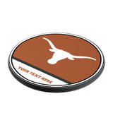 University of Texas Longhorns Personalized Endzone Solid 15-Watt Wireless Charger