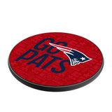 New England Patriots 2024 Illustrated Limited Edition 15-Watt Wireless Charger