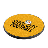 Pittsburgh Steelers 2024 Illustrated Limited Edition 15-Watt Wireless Charger