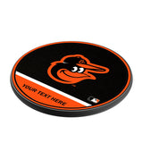 Baltimore Orioles Personalized Endzone Solid 15-Watt Wireless Charger