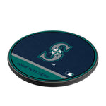 Seattle Mariners Personalized Endzone Solid 15-Watt Wireless Charger