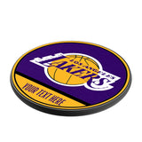 Los Angeles Lakers Personalized Endzone Solid 15-Watt Wireless Charger