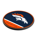 Denver Broncos Personalized Endzone Solid 15-Watt Wireless Charger