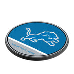 Detroit Lions Personalized Endzone Solid 15-Watt Wireless Charger