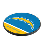 Los Angeles Chargers Personalized Endzone Solid 15-Watt Wireless Charger