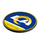Los Angeles Rams Personalized Endzone Solid 15-Watt Wireless Charger