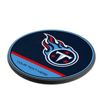 Tennessee Titans Personalized Endzone Solid 15-Watt Wireless Charger