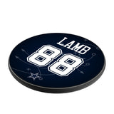 CeeDee Lamb Dallas Cowboys 88 Ready 15-Watt Wireless Charger