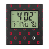 Ohio State University Buckeyes Fashion Pattern Wall Clock