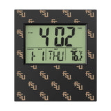 Florida State University Seminoles Fashion Pattern Wall Clock-1