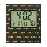 Louisiana State University Tigers Fashion Pattern Wall Clock