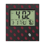 University of Oklahoma Sooners Fashion Pattern Wall Clock