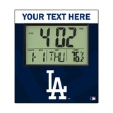 LA Dodgers Personalized Color Block Wall Clock