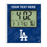 LA Dodgers Personalized Hatch Wall Clock