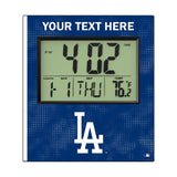LA Dodgers Personalized Hatch Wall Clock