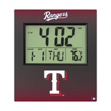 Texas Rangers Linen Wall Clock