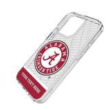 University of Alabama Crimson Tide Personalized EndZone Plus Clear Phone Case for Apple iPhone