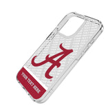 University of Alabama Crimson Tide Script A Personalized EndZone Plus Clear Phone Case for Apple iPhone