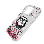 University of Georgia Bulldogs Uga Confetti Clear Phone Case for Apple iPhone